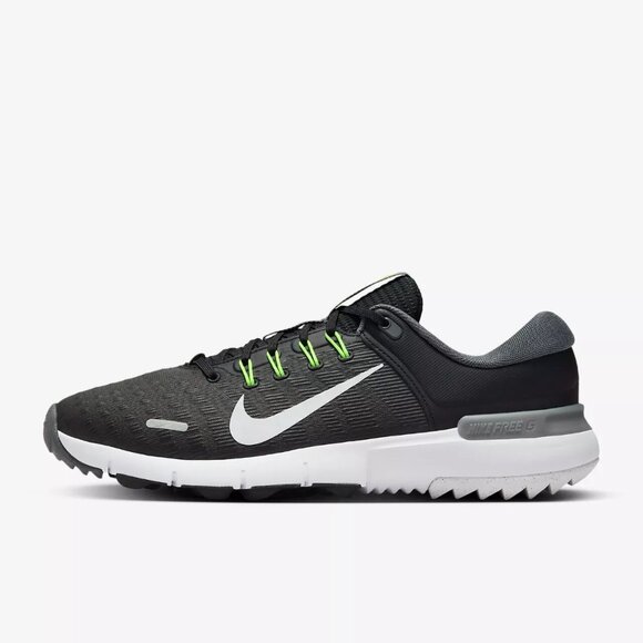 New Sz 11.5W MEN\'S NIKE FREE GOLF NN SPIKELESS FQ7875-001 BLACK GREY VOLT WHITE main image 7